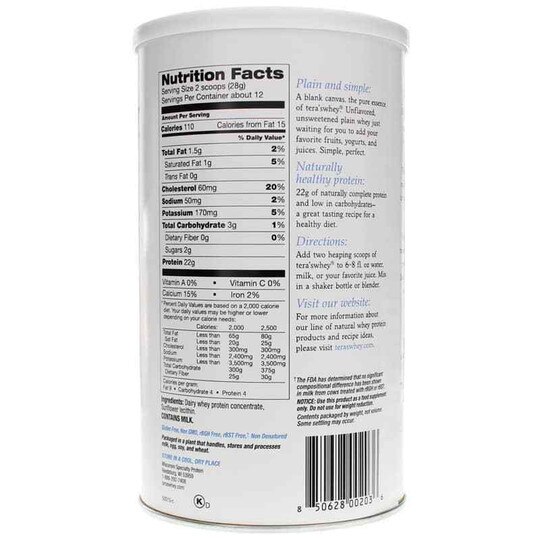 Simply Pure Whey Protein rBGH Free, TRW